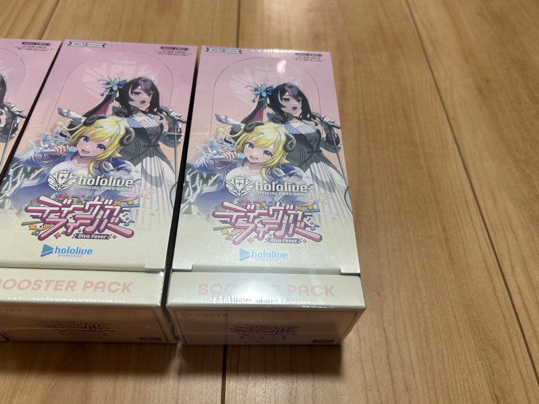 ホロライブカード ディーヴァフィーバー 4BOX 新品未開封 シュリンク付き
