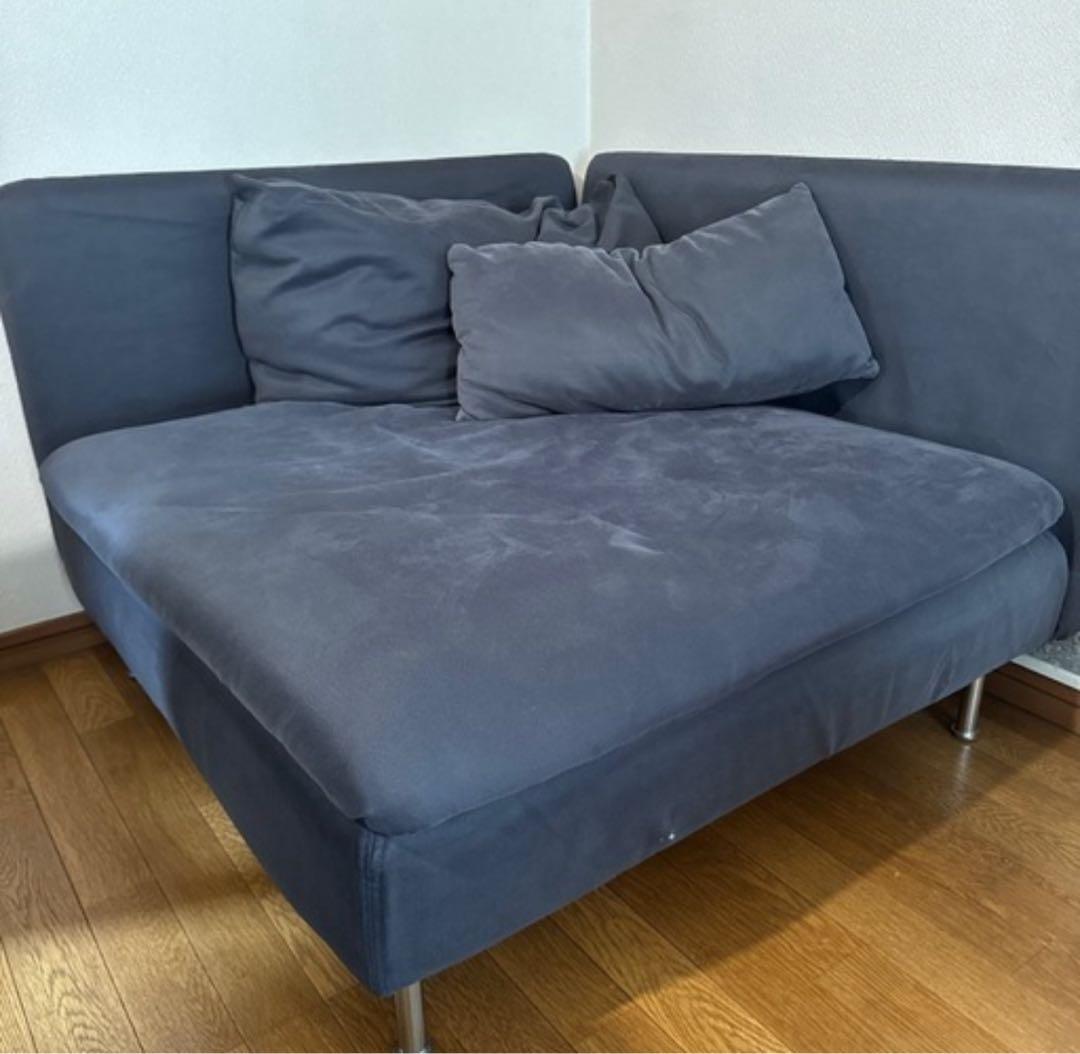 IKEA SÖDERHAMN コーナーソファ ダークグレー