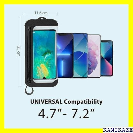 ☆送料無料 Bone スマホ 防水ケース 斜め掛け 肩掛け ディブルー 1087