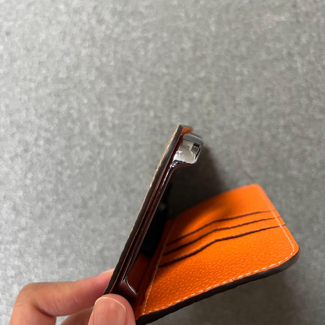 iPhone12 Pro BONAVENTURA 手帳型ケース ブラウン