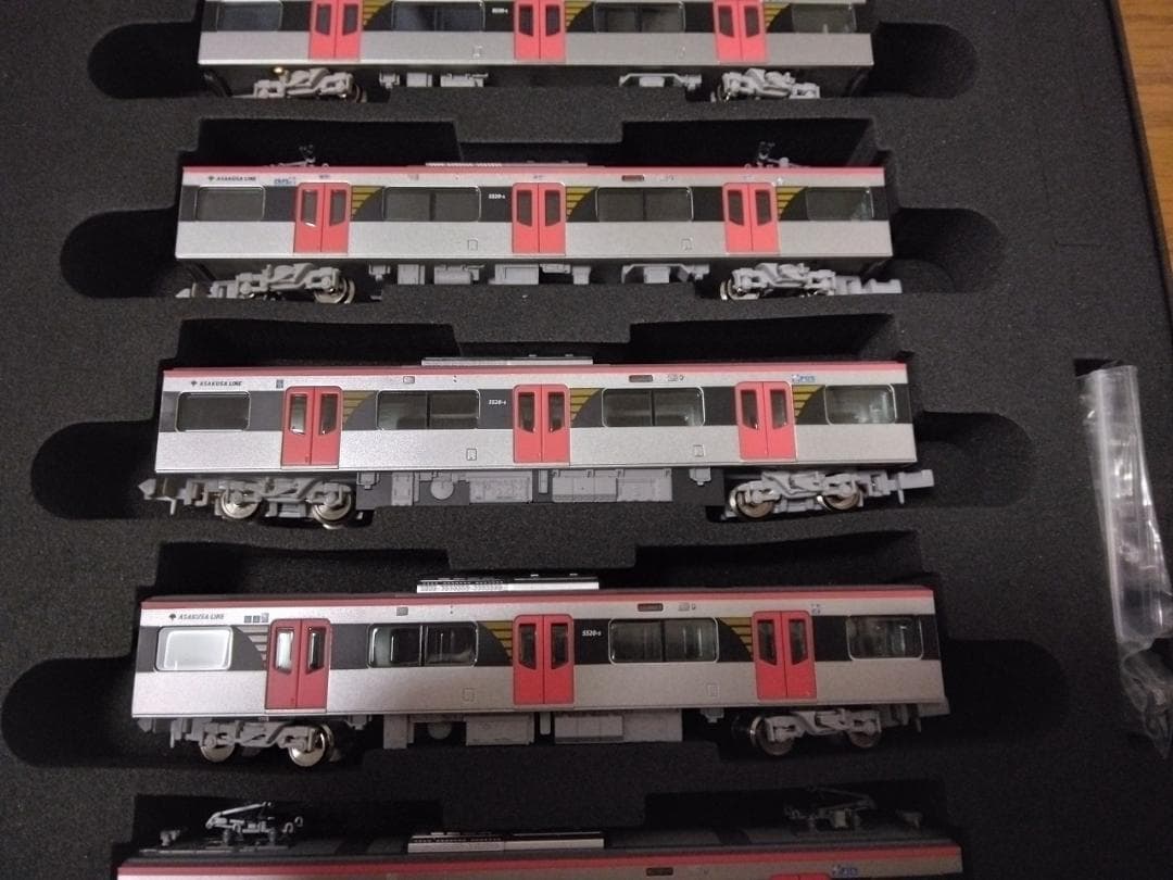 ポポンデッタ6086 都営5500形 浅草線後期車アンテナ付8両 側面方向幕点灯