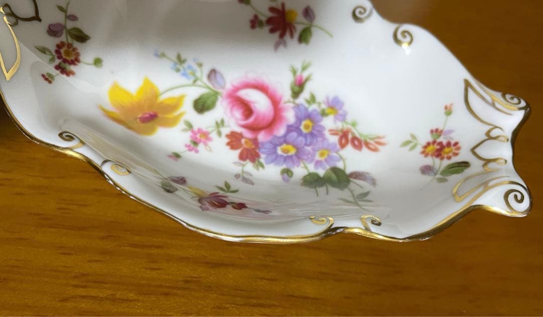 ロイヤルクラウンダービー ポジー ミニプレート ＊ オーバル キャンディ 小皿