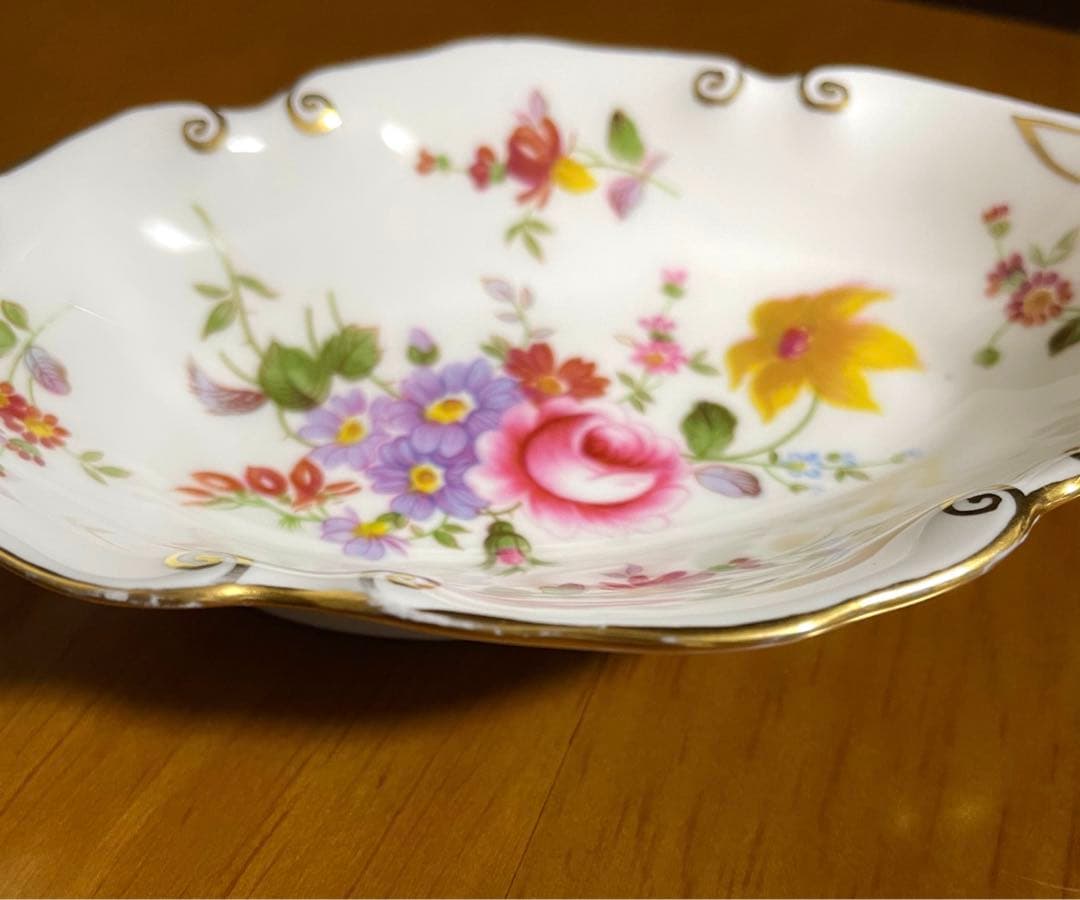 ロイヤルクラウンダービー ポジー ミニプレート ＊ オーバル キャンディ 小皿