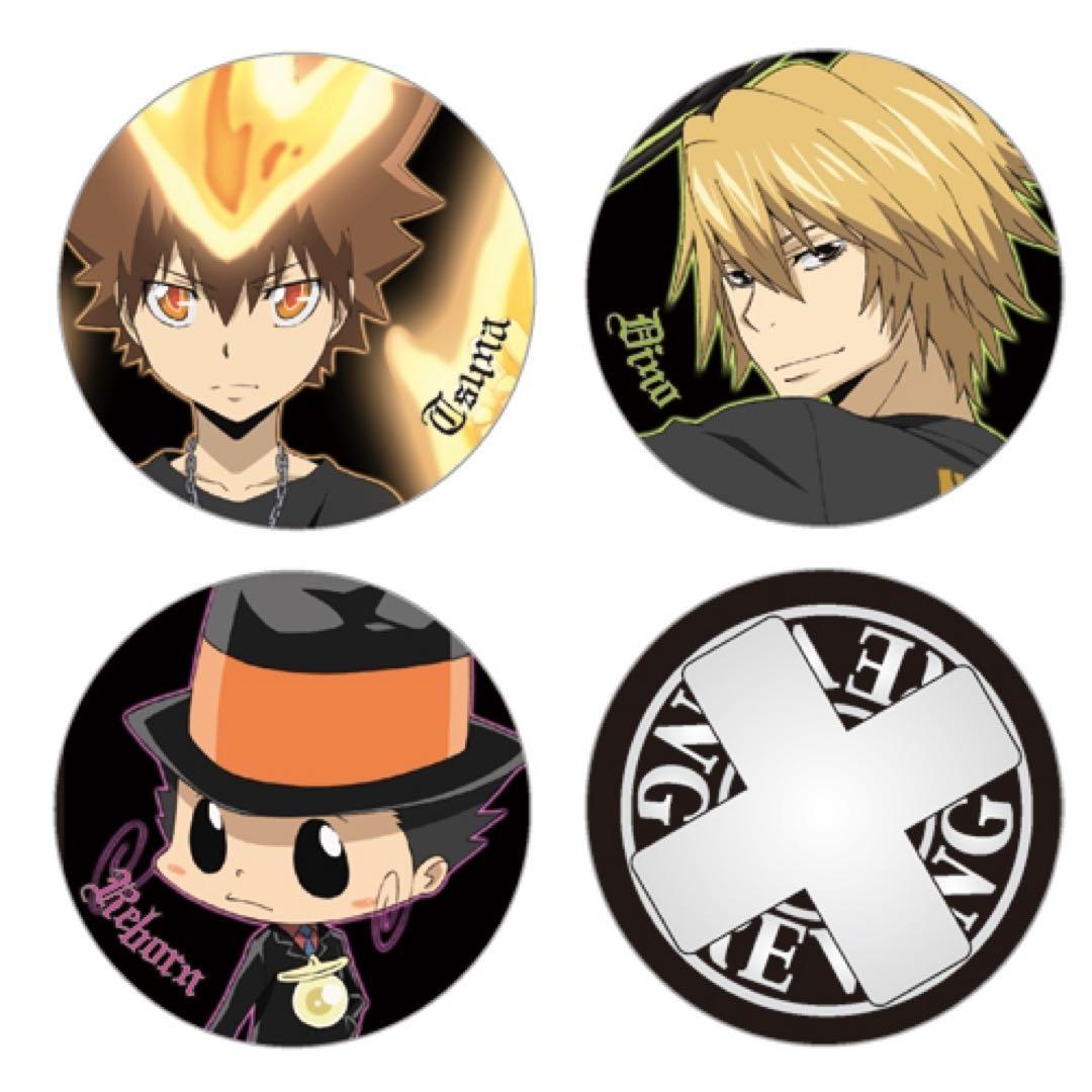 希少 コスパ 缶バッチ Aセット 沢田綱吉 ディーノ リボーン 缶バッジ