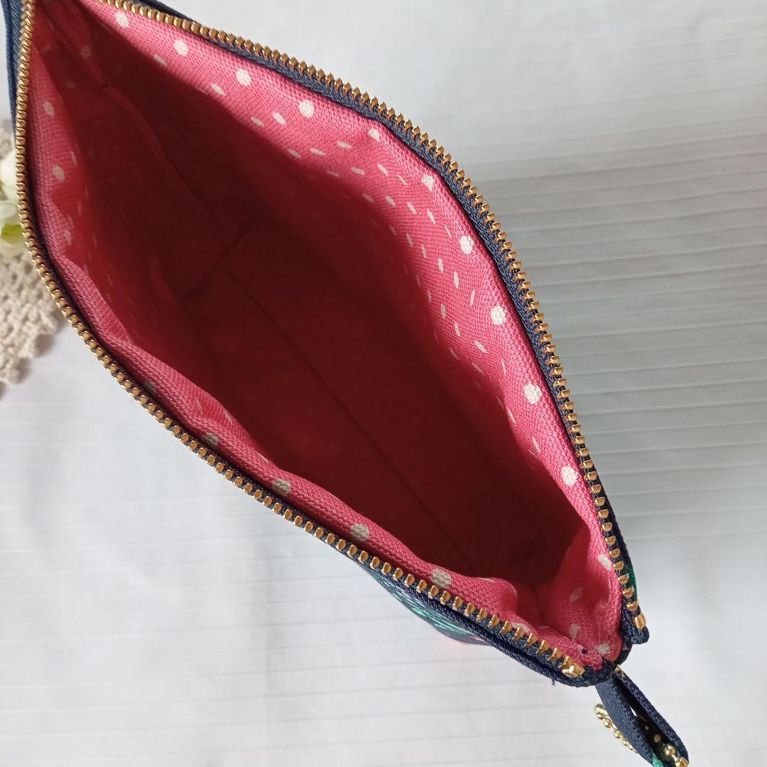 専用品　紙袋風トートバック•化粧ポーチ•ミニポーチ　ハンドメイド