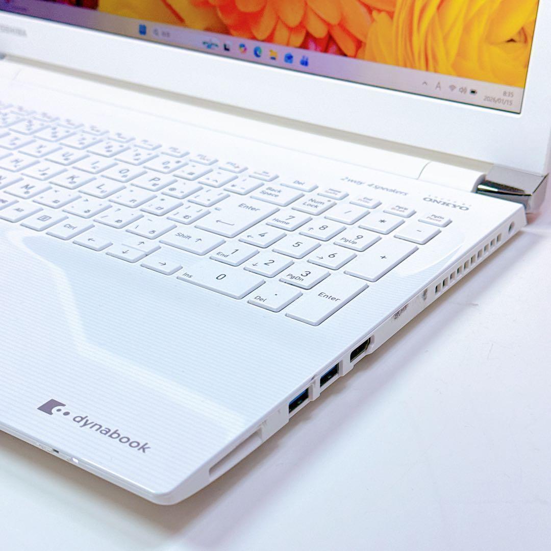 美品✨高速SSDで快適✨windows11 ノートパソコン✨オフィス カメラ