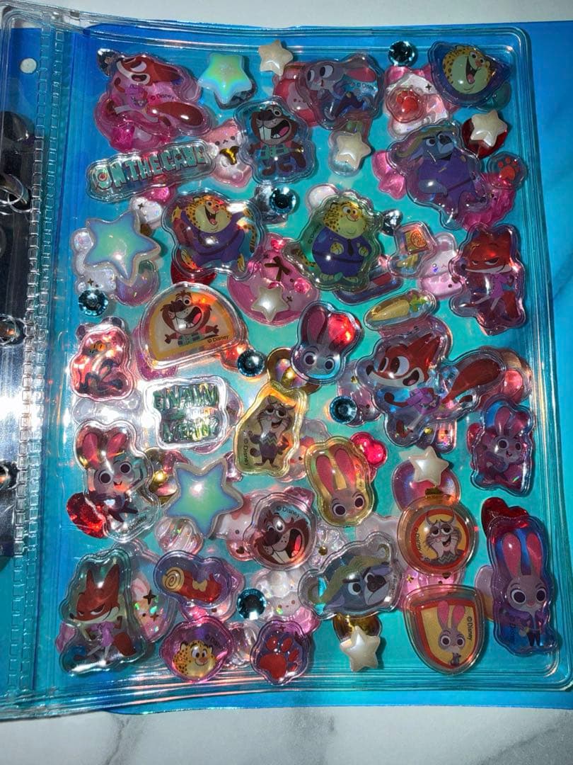 ディズニープチドロボンドロシール帳完成品❤︎