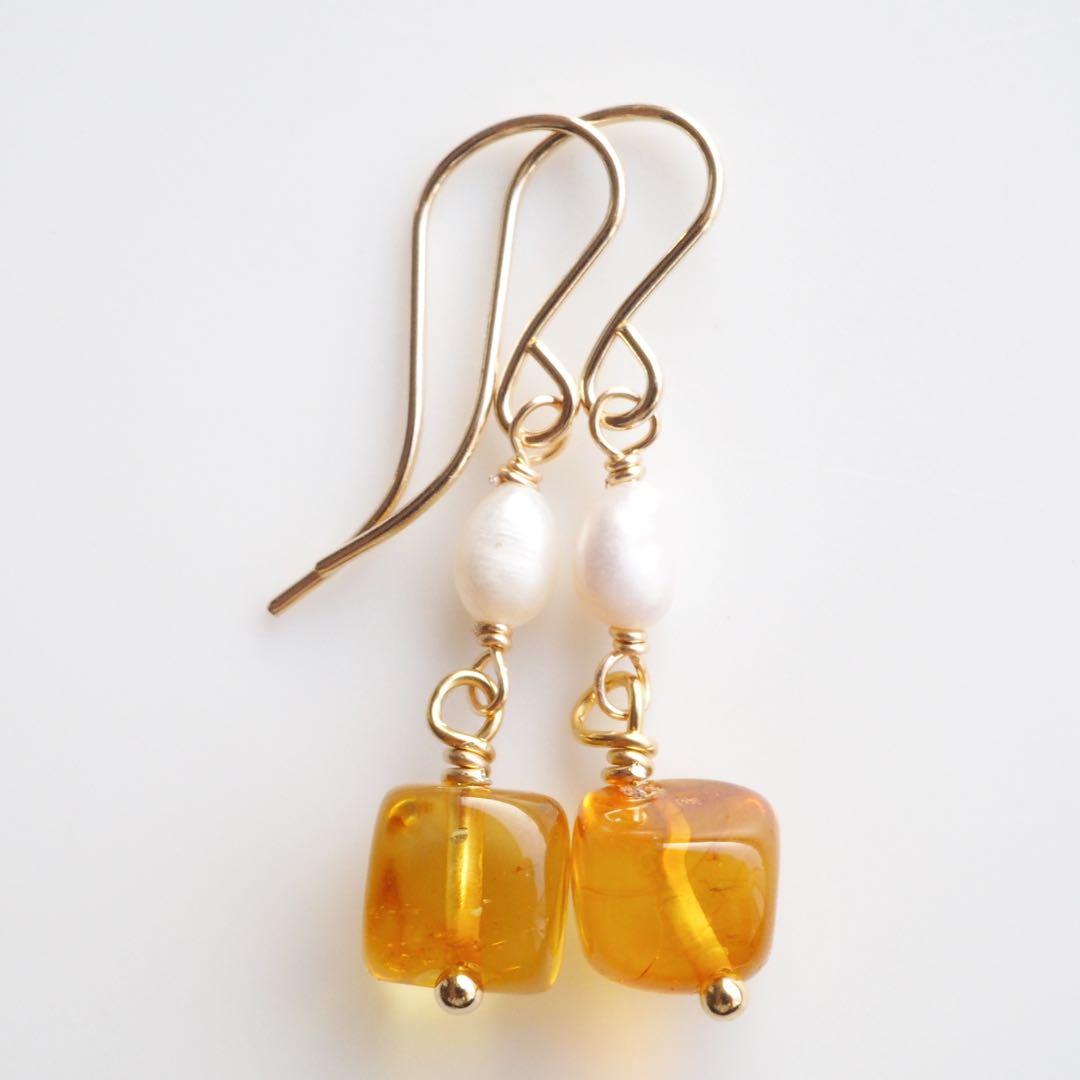 【mik18】 ドミニカ産ラリマーの一粒ピアス