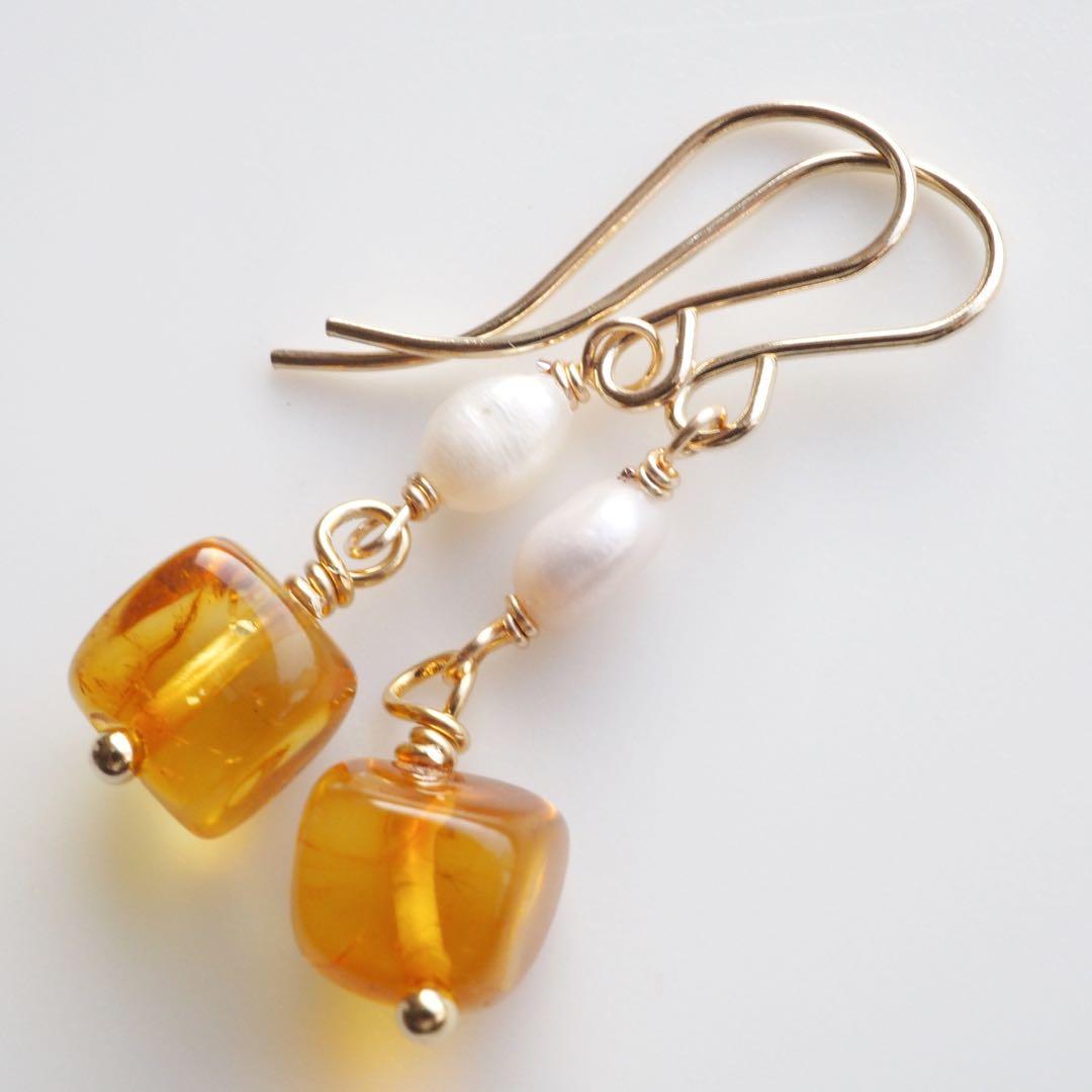 【mik18】 ドミニカ産ラリマーの一粒ピアス