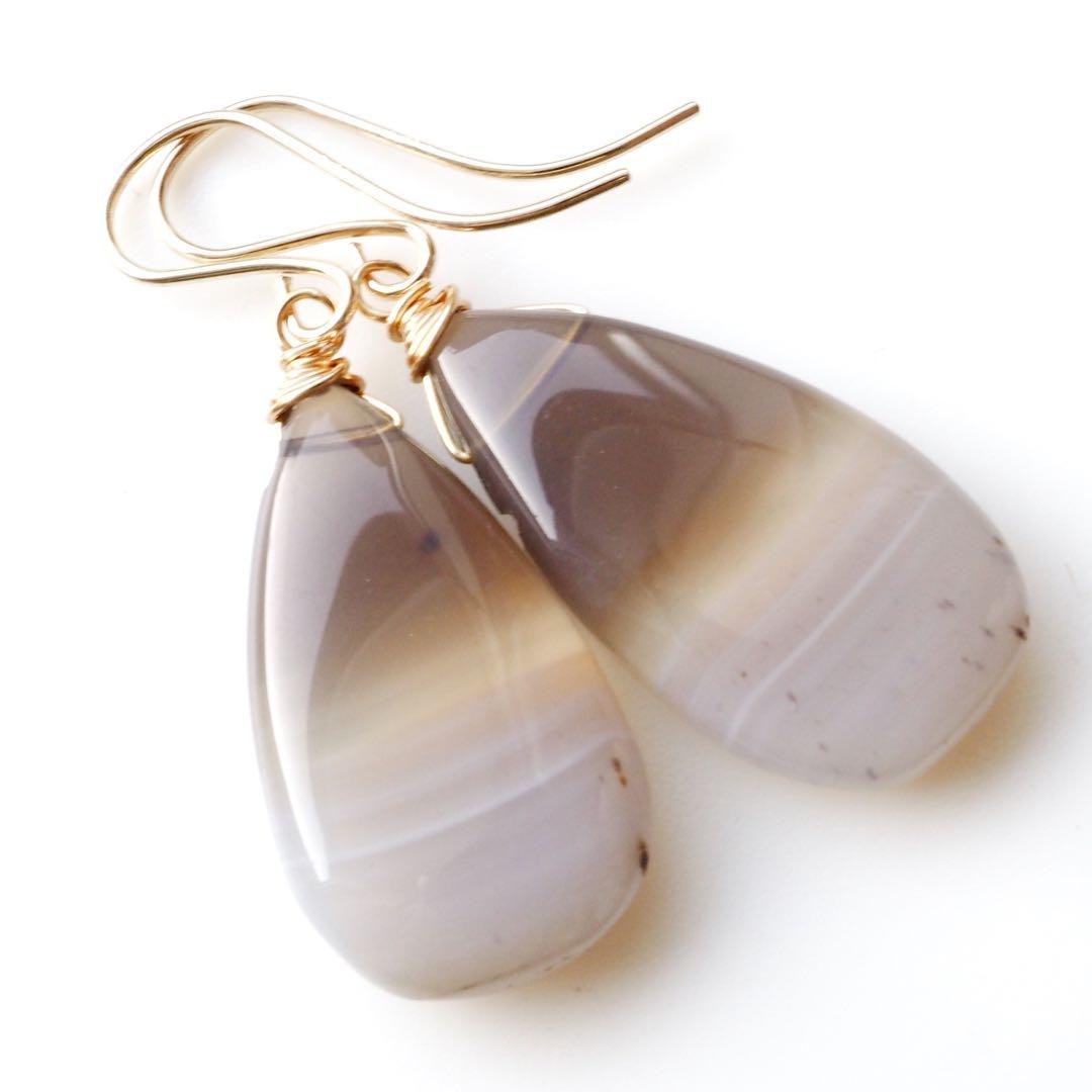 【mik18】 ドミニカ産ラリマーの一粒ピアス