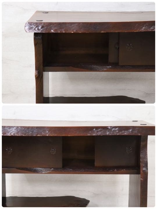 GMDHS62 ○ 桜材 総無垢 茶棚 飾り棚 サイドボード 和室 座敷 和家