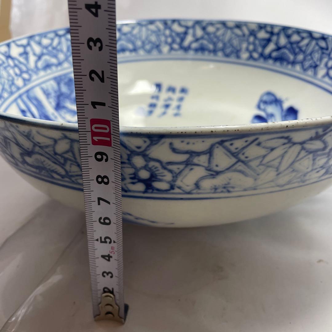 骨董　アンティーク　古伊万里　レトロ　大鉢　染付　大皿　陶器