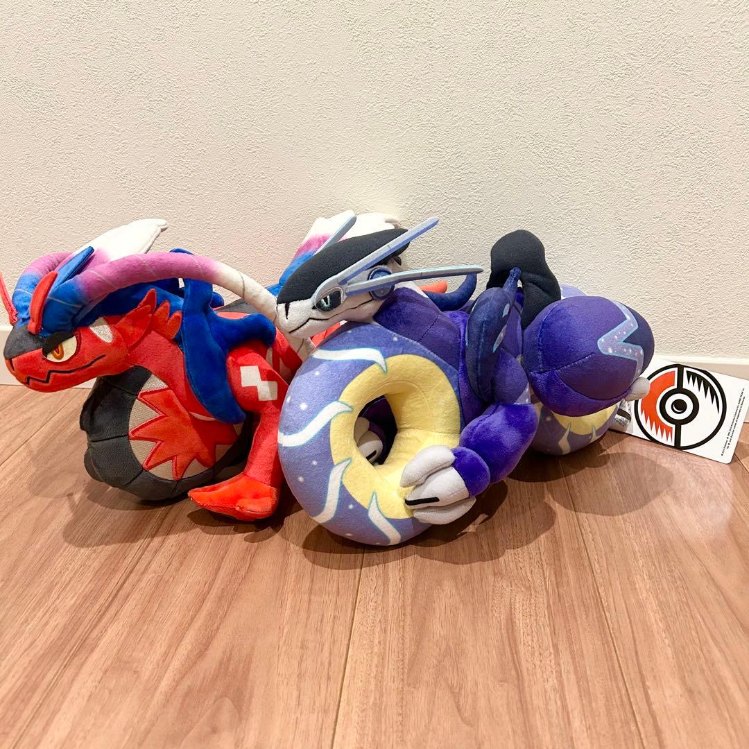 紙タグ付✨新品✨ポケモンセンター ミライドン コライドン ぬいぐるみ 2体セット