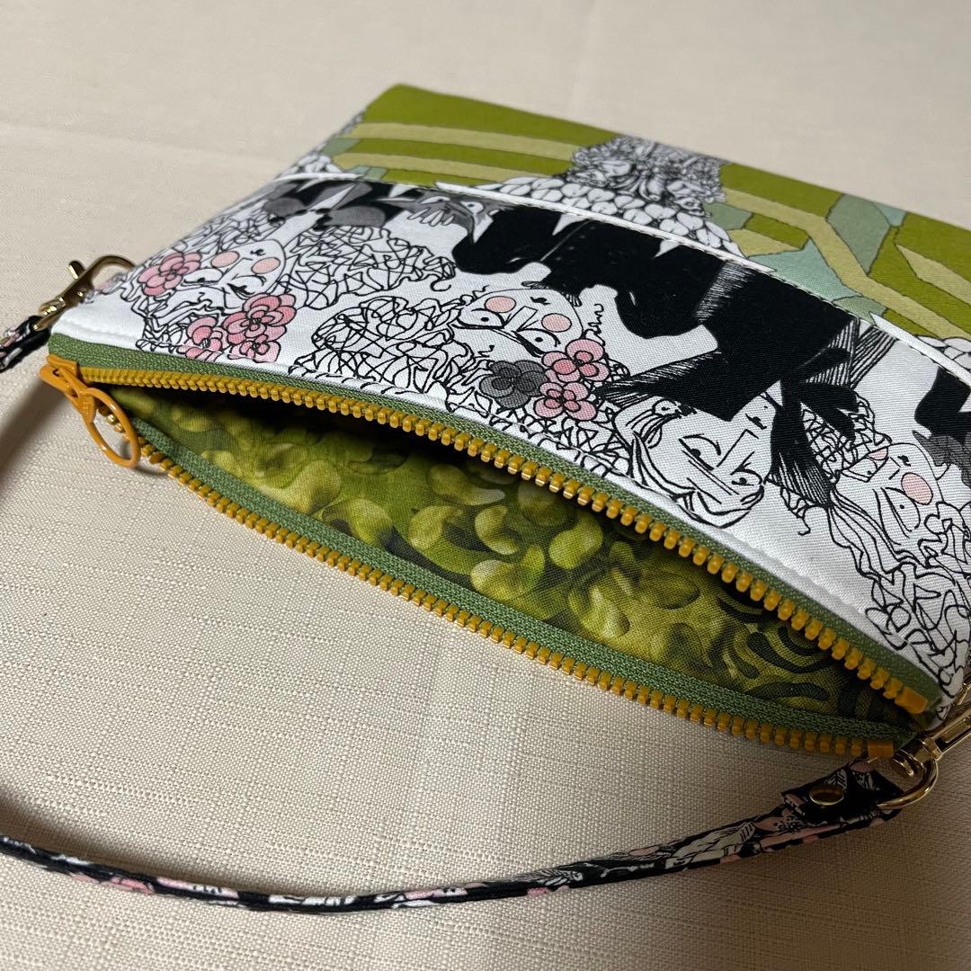 ♡20㎝ファスナーポーチ♡ハンドメイド　アレキサンダーヘンリー
