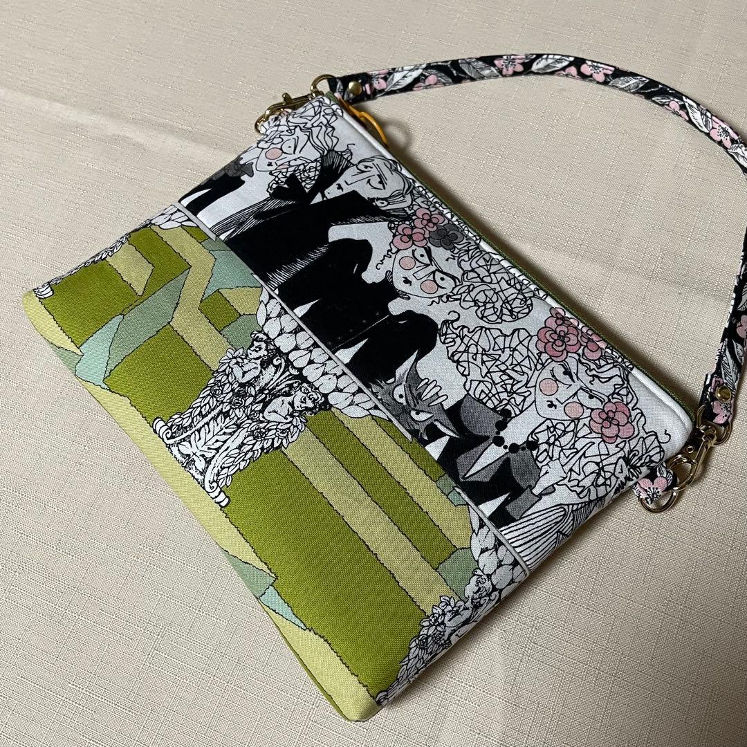 ♡20㎝ファスナーポーチ♡ハンドメイド　アレキサンダーヘンリー