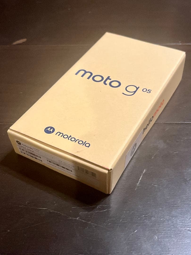 【新品未開封】モトローラ motorola moto g05 本体 SIMフリー