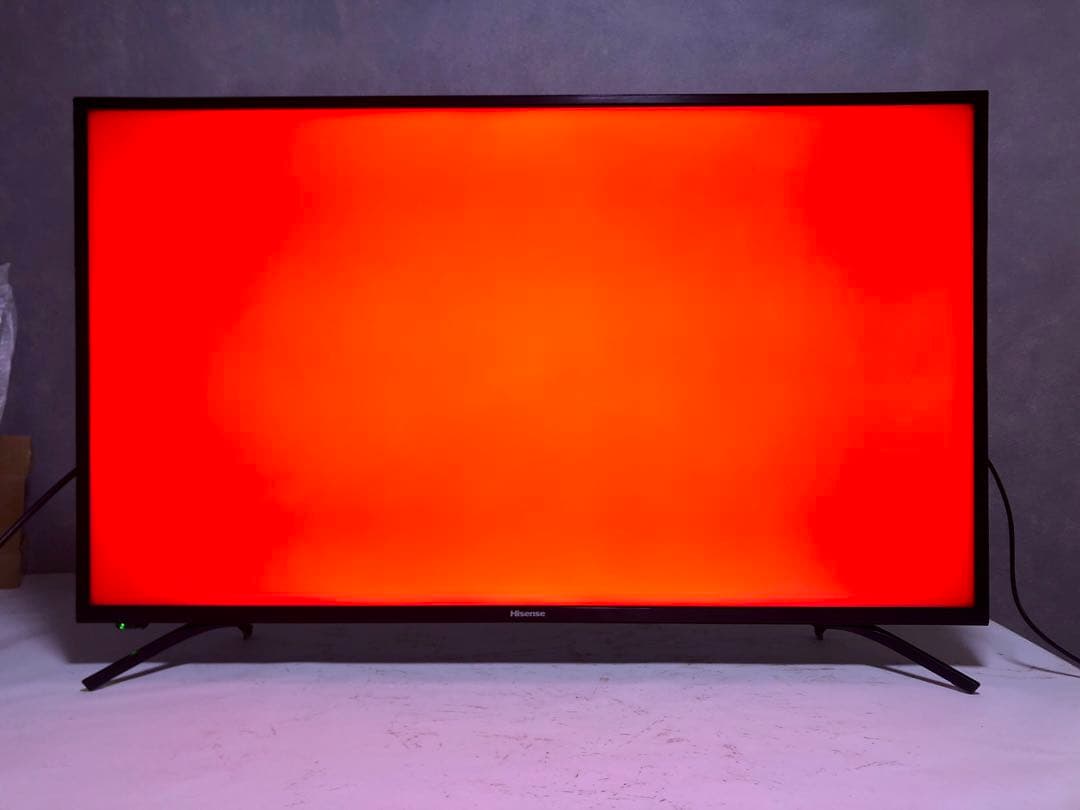 【美品】43インチHDR４K液晶テレビ・ディスプレイ、ハイセンス-43F68E