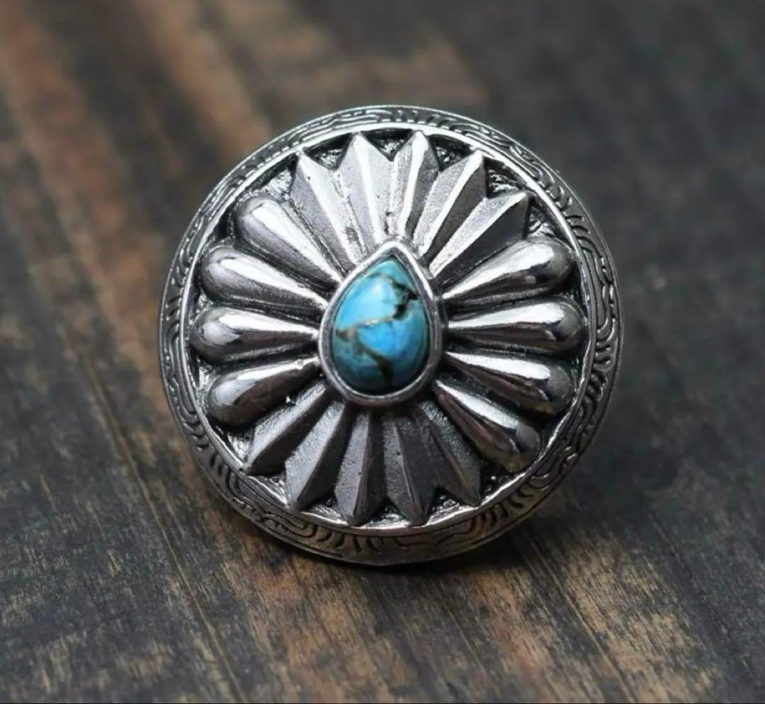 トラッカーウォレット　ショートサイズ　シルバー925アポロコンチョカスタム