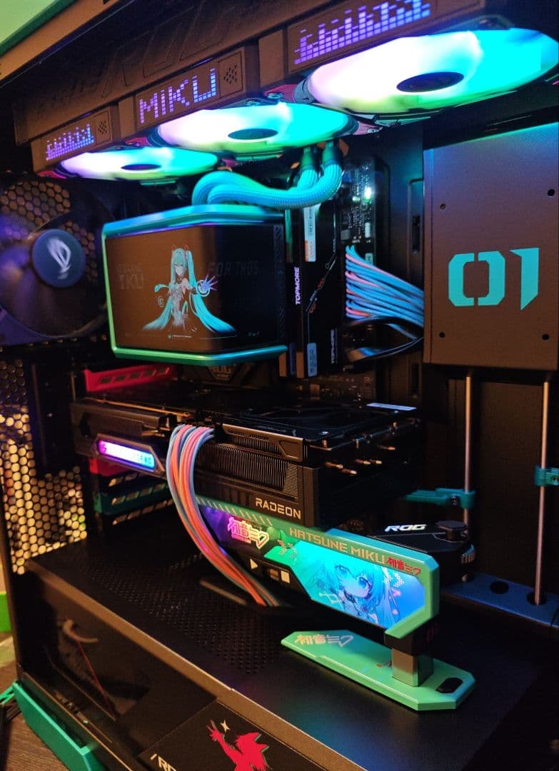 【保証あり 販売実績多数】 Rog Helios II ミクエディション　大陸版
