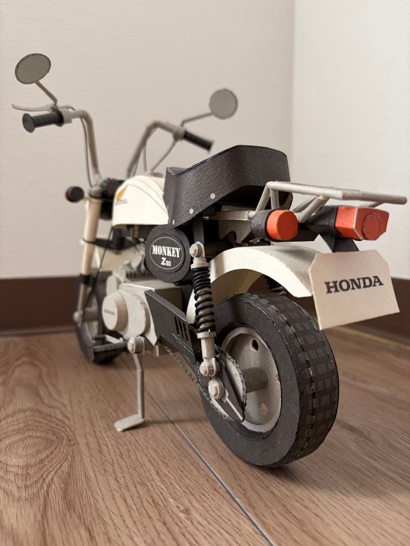 ペーパークラフトHONDA MONKEY 【完成品】