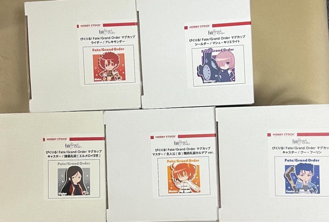 Fate/Grand Orderマグカップ5種【Ｂ】新品