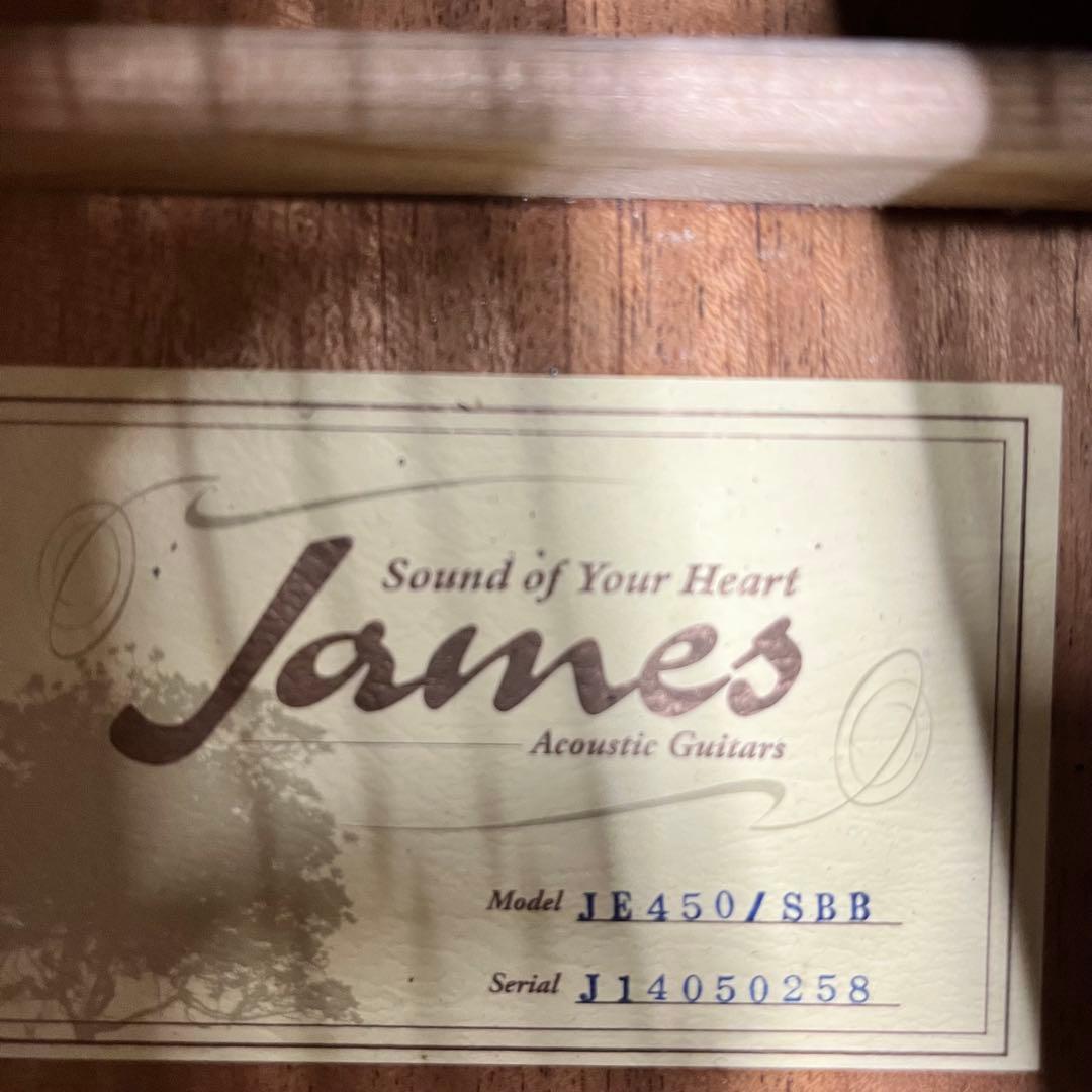 【11058】【ジャンク品 出音なし】 James JE450 エレアコブルー