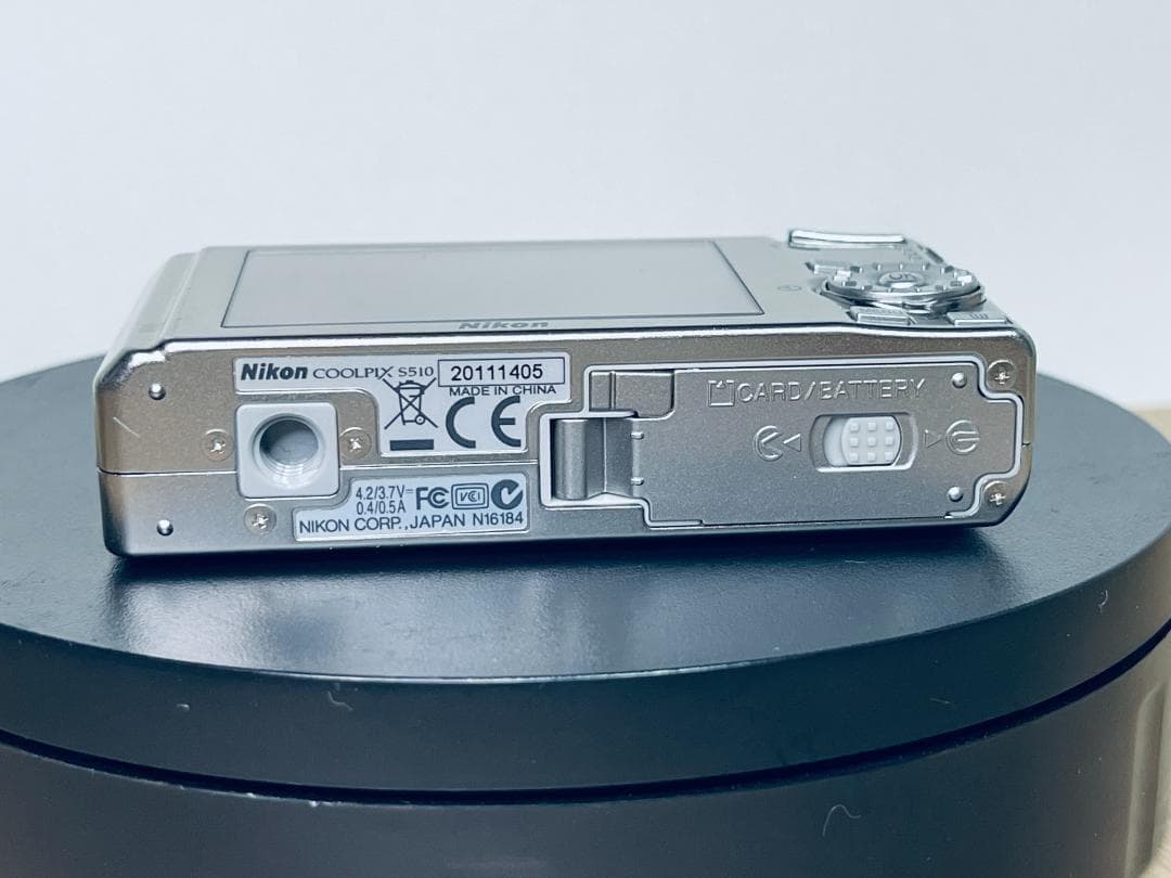 【完動品】 Nikon COOLPIX S510 デジタルカメラ シルバー