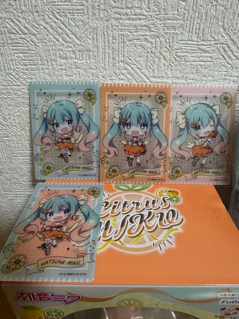 フリューくじ初音ミク CitrusMIKU A賞・D賞・E賞・G賞合計7点セット