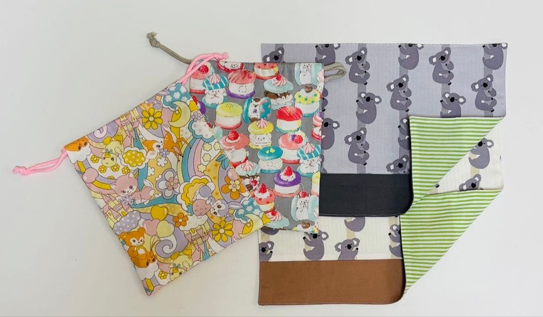 コアラ柄 ららさま専用 ハンドメイド手提げなど