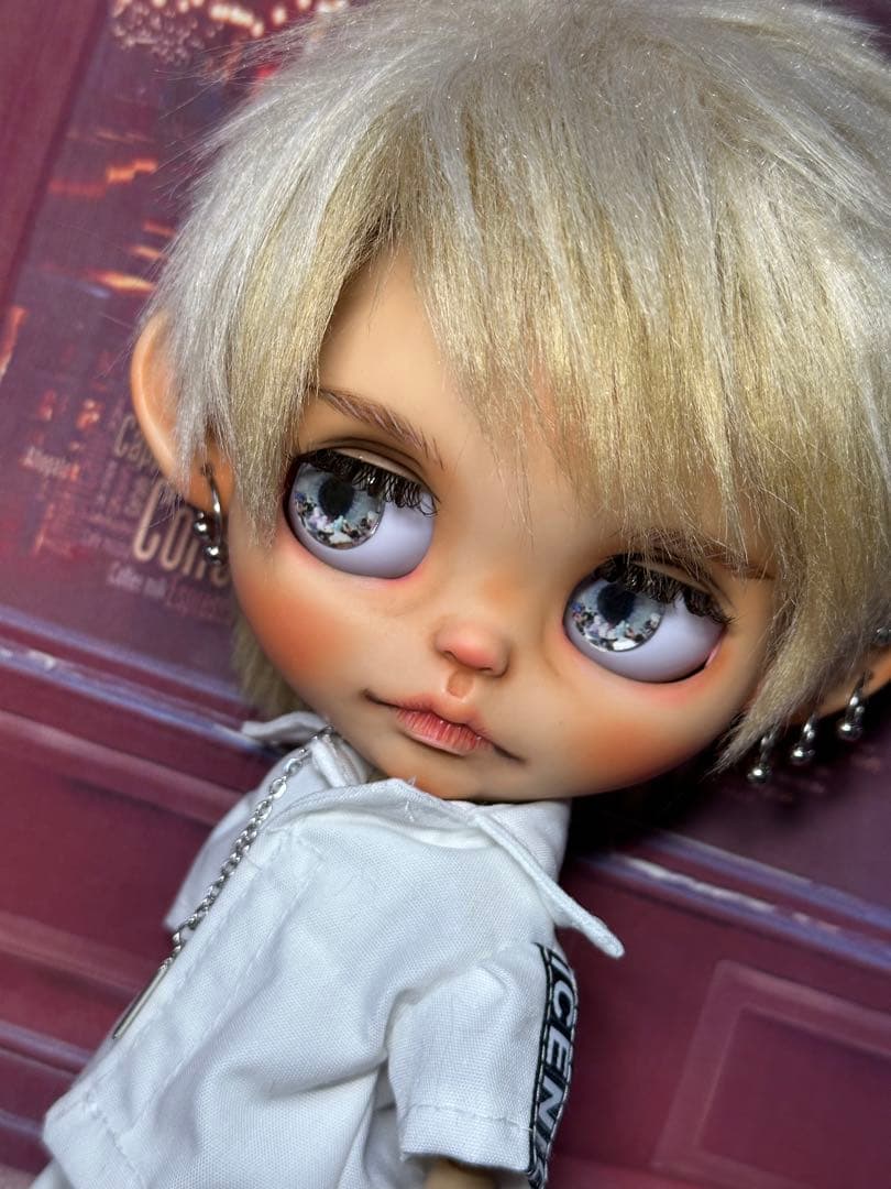 アイシードール本体　カスタムアイシードール ボアウィッグ　OF付アキザイル