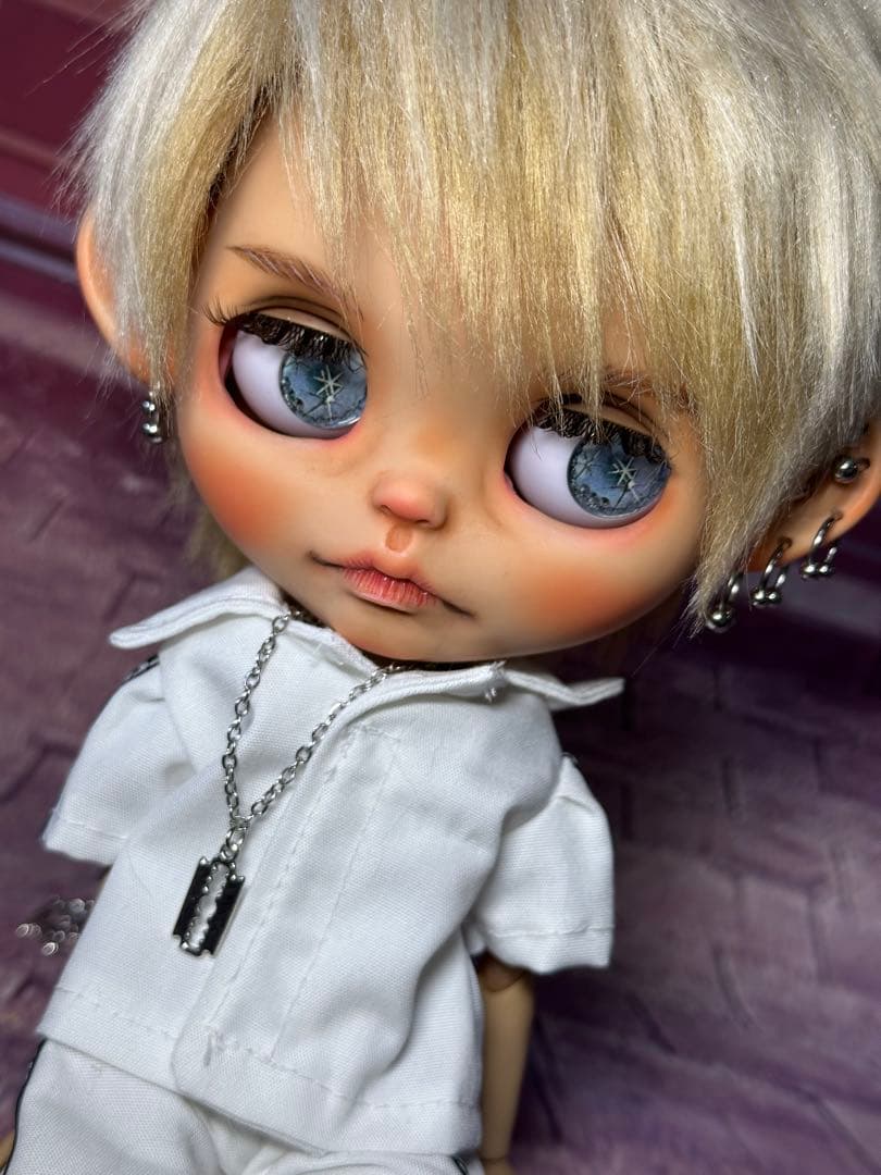 アイシードール本体　カスタムアイシードール ボアウィッグ　OF付アキザイル