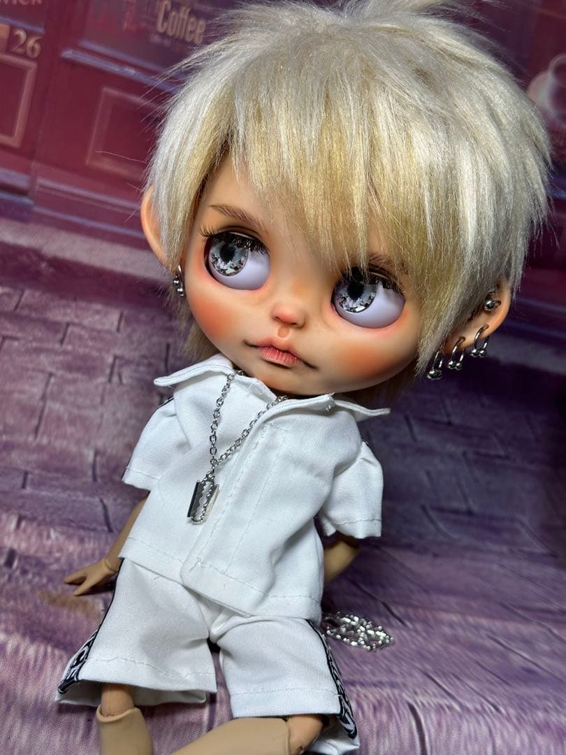 アイシードール本体　カスタムアイシードール ボアウィッグ　OF付アキザイル