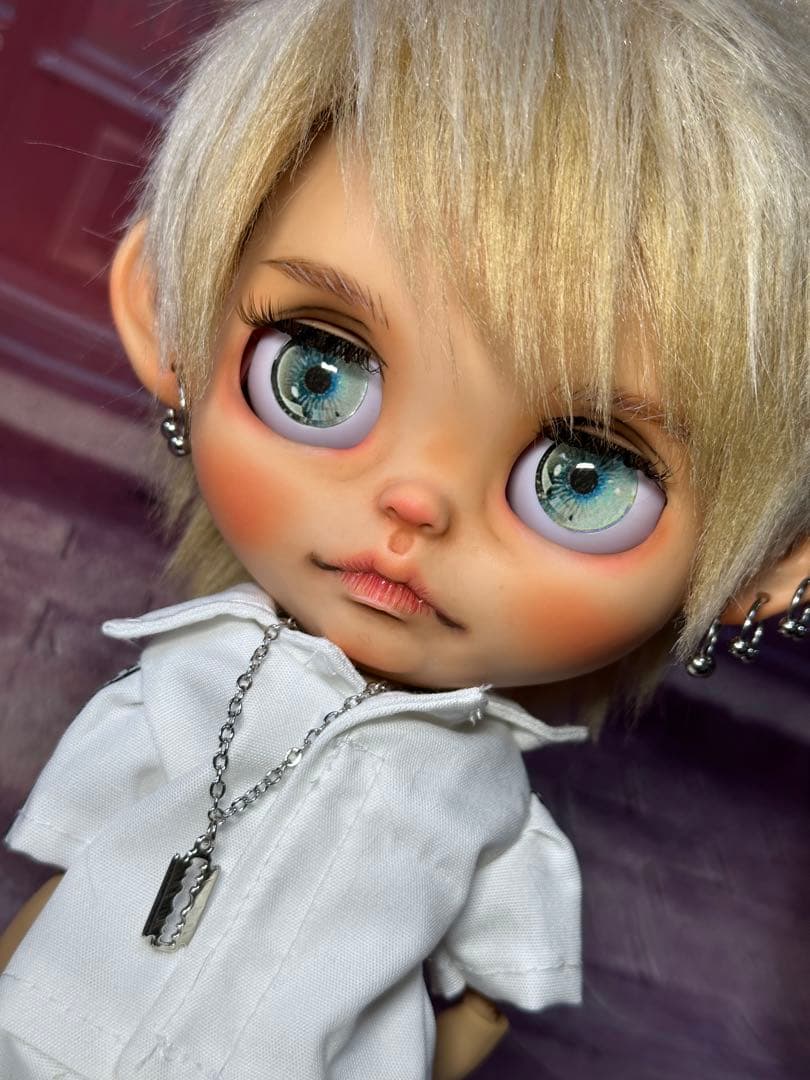 アイシードール本体　カスタムアイシードール ボアウィッグ　OF付アキザイル