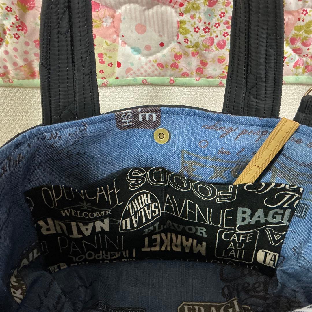 r*7様 ネコ耳トートバッグ❣️ヌビ生地❣️ミニバニティ付❣️着ぐるみリトルサン