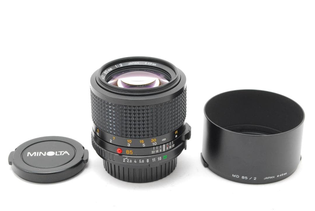 極美品 MINOLTA MD 85mm f/2 レンズ #284