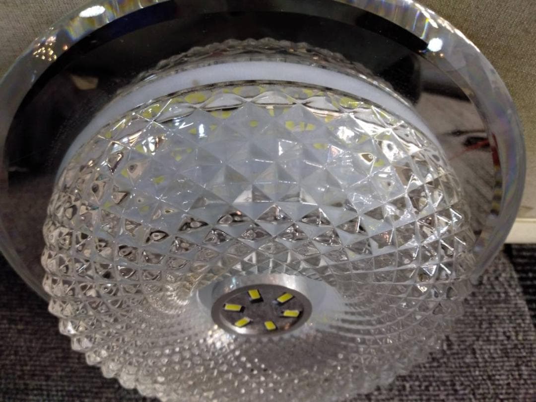 ミニシャンデリア 高照度LEDタイプ (蛍光/青/ピンク系色) 直径20㎝