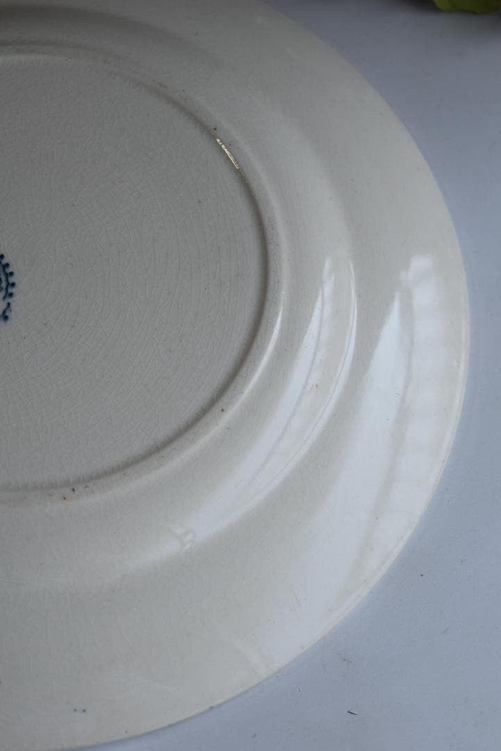 美品ショワジー・ル・ロワ　ポンパドール平皿　フランスアンティーク