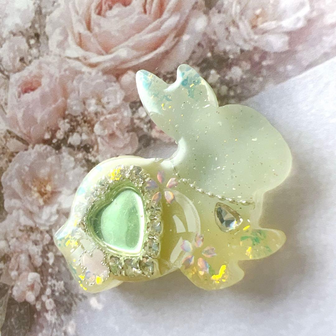 レジン ヘアゴム うさぎ No.951