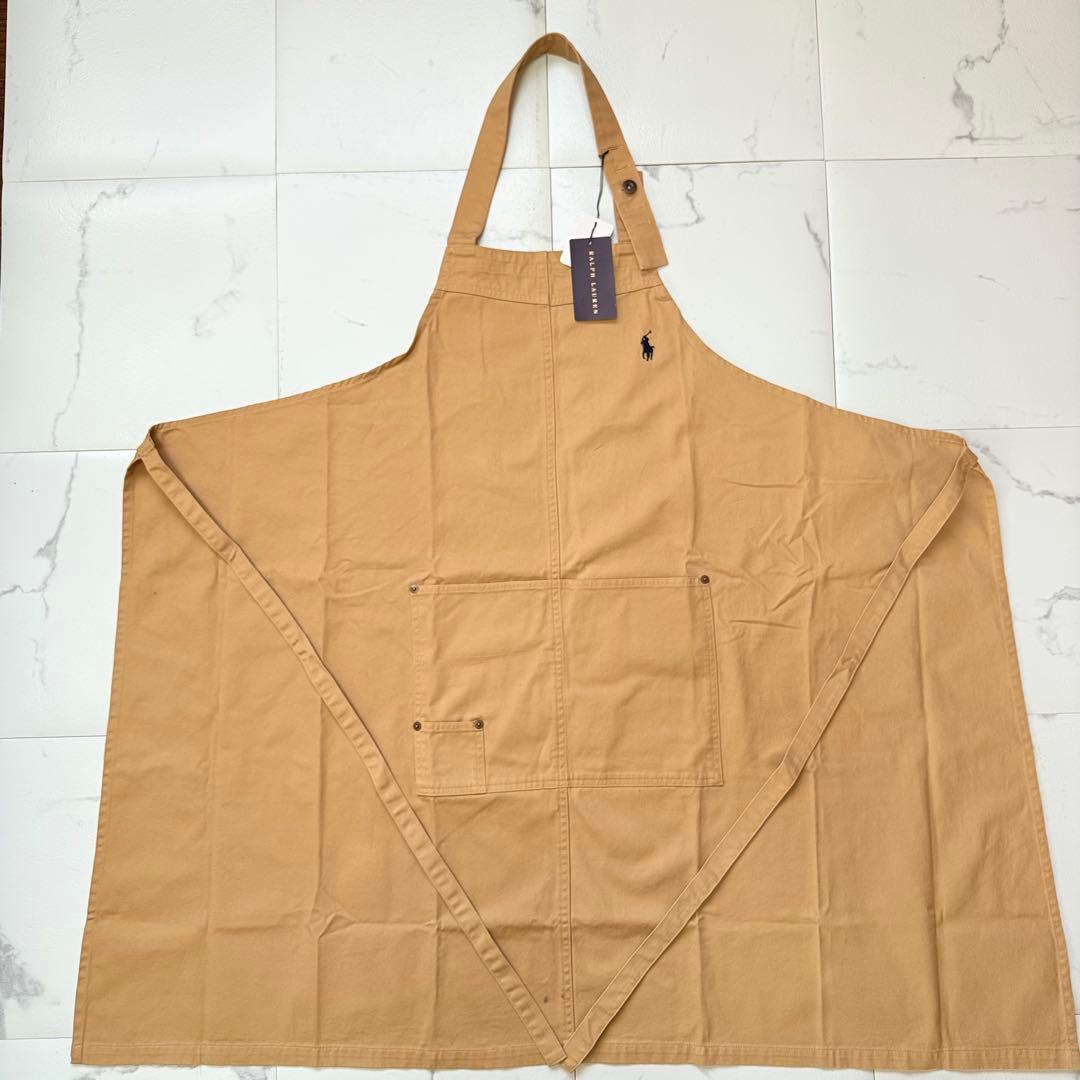 未使用 RALPH LAUREN  ラルフローレン エプロン ベージュ