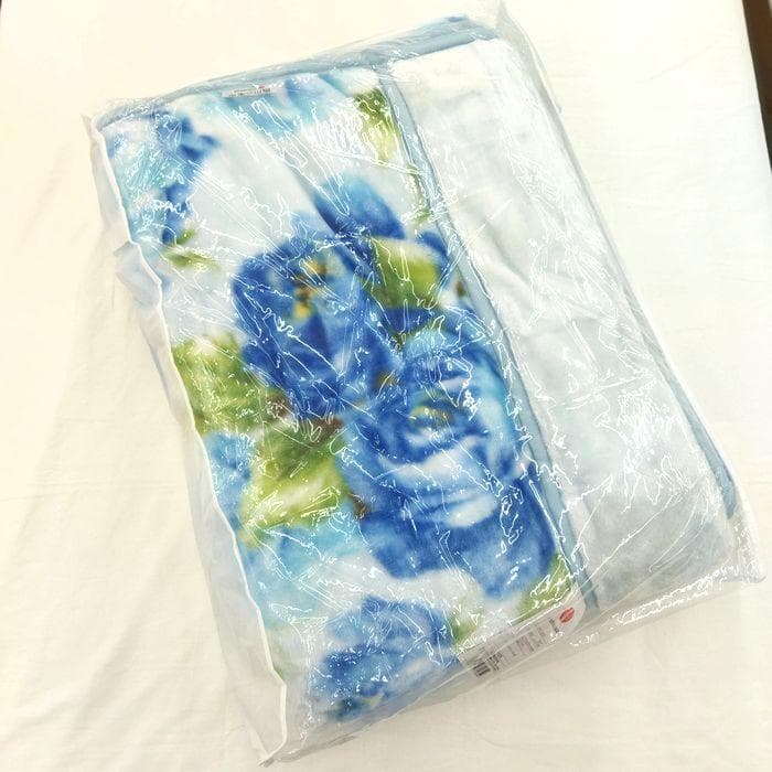 新品　西川　衿3層本体　２層構造　ボリューム毛布　もうふ　シングル　花柄　安い