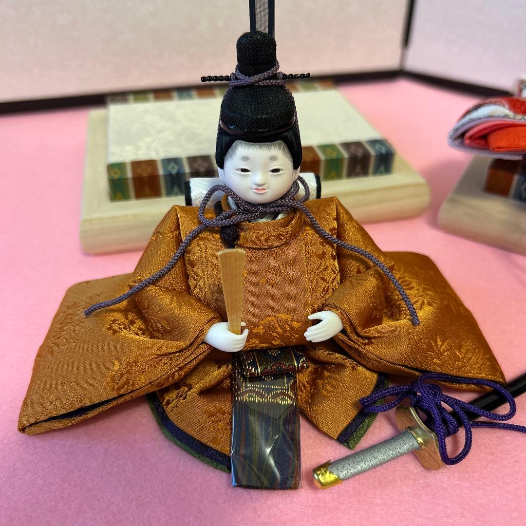 芥子雛　雛人形　お雛様　ミニ雛　衣装着　内裏雛　ふらここ　ひととえ　好きな方に
