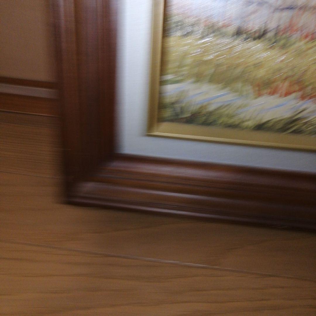 ★ゴッホ・複製画「収穫風景（菜園）」★プリキャンバス複製画/立体仕上げ・額縁付