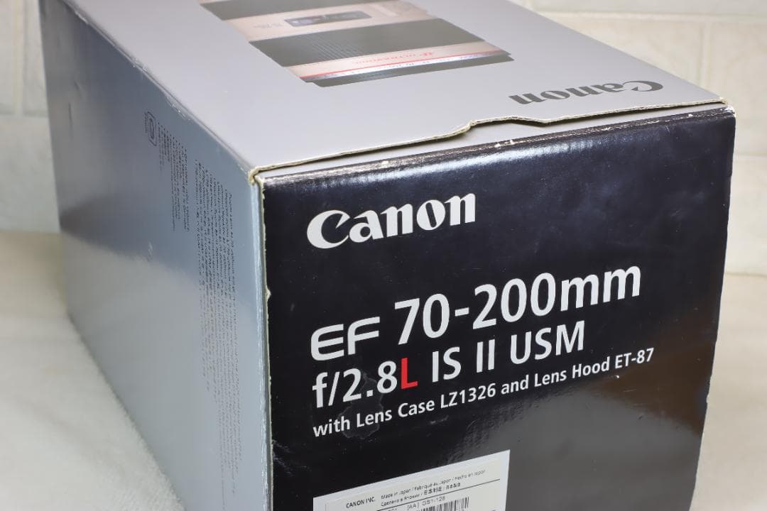 canon EF70-200mm F2.8L Ⅱ USM【フード２色付】★極美品