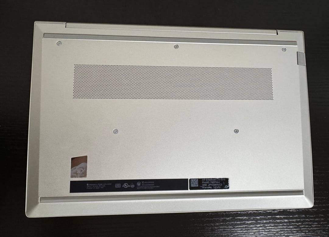 累積821h HP 630/G10 i7 16GB 512GB 指紋・顔認証