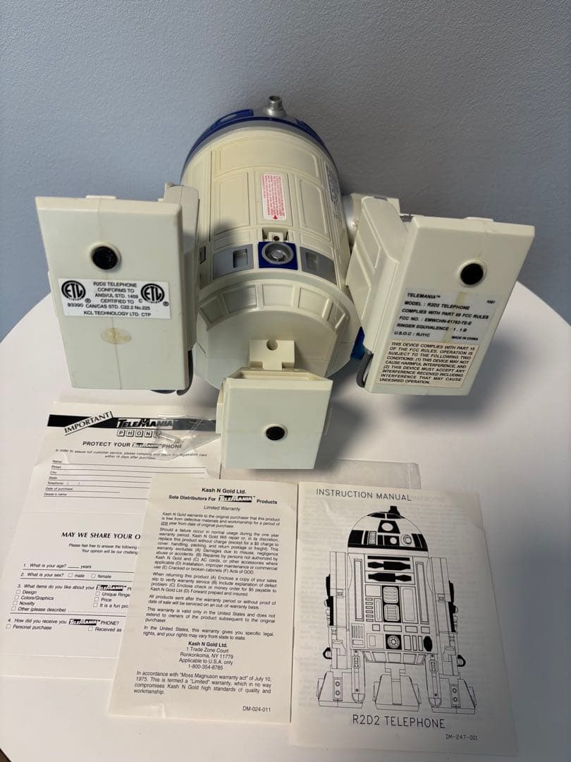 STAR WARS スターウォーズR2D2 電話機 箱＆取説付 テレマニア