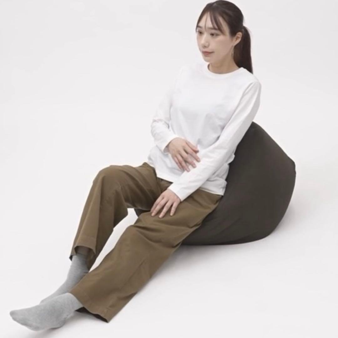 無印良品 体にフィットするソファ 小 ポリエステル平織 セット ブラウン