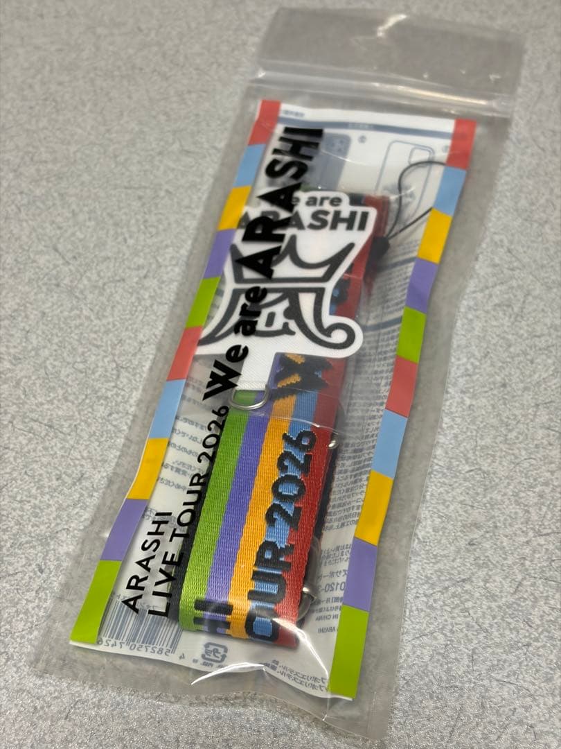 即購入◎新品　フォンタブストラップ　嵐　2026 We are ARASHI