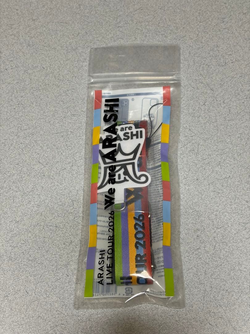 即購入◎新品　フォンタブストラップ　嵐　2026 We are ARASHI