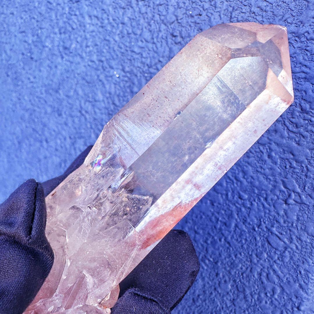 高透明度❗️超綺麗♡マニカラン産レインボー☆ピンクヒマラヤ水晶クラスターA1476