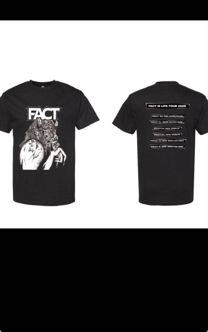 fact ツアーtシャツ xlサイズ
